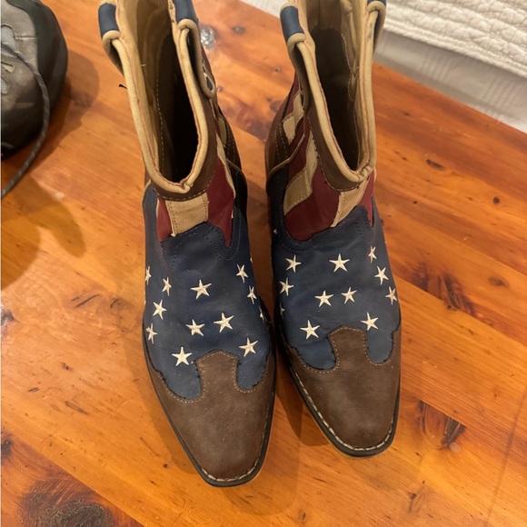 American Flag Cowgirl Booties - Picture 3 of 4